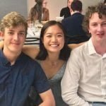 Happy students